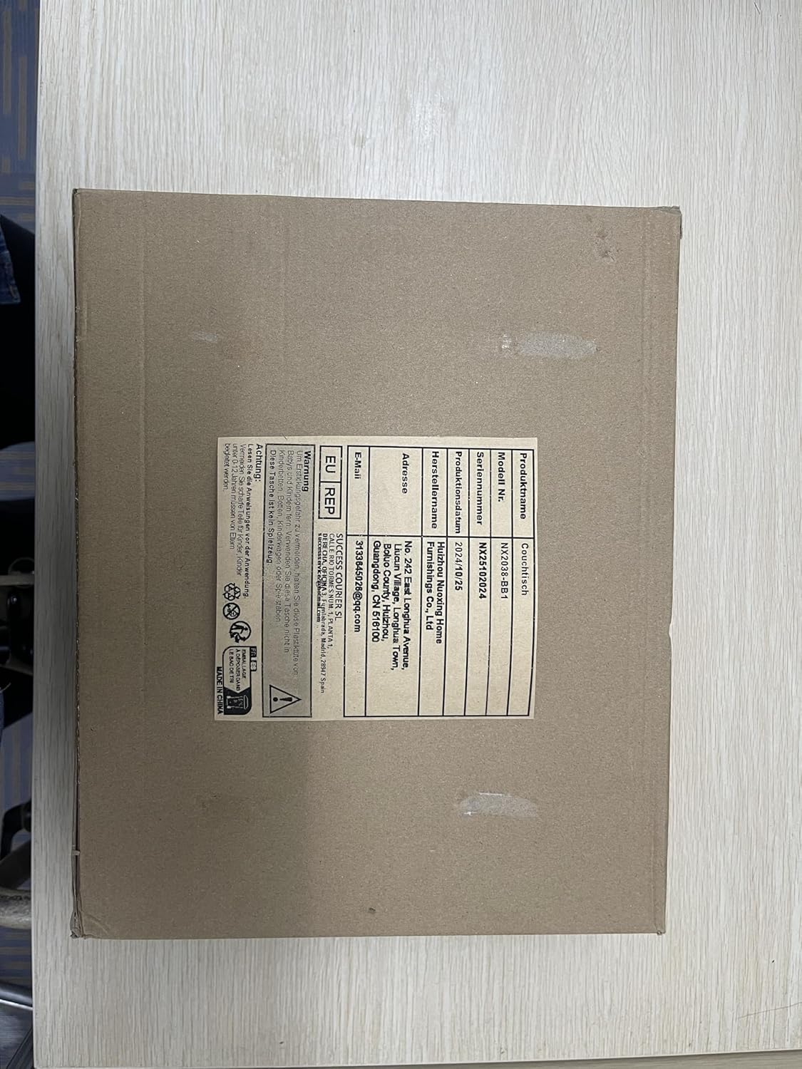 Nandae Modern Coffee Table 90×40×47 cm Black