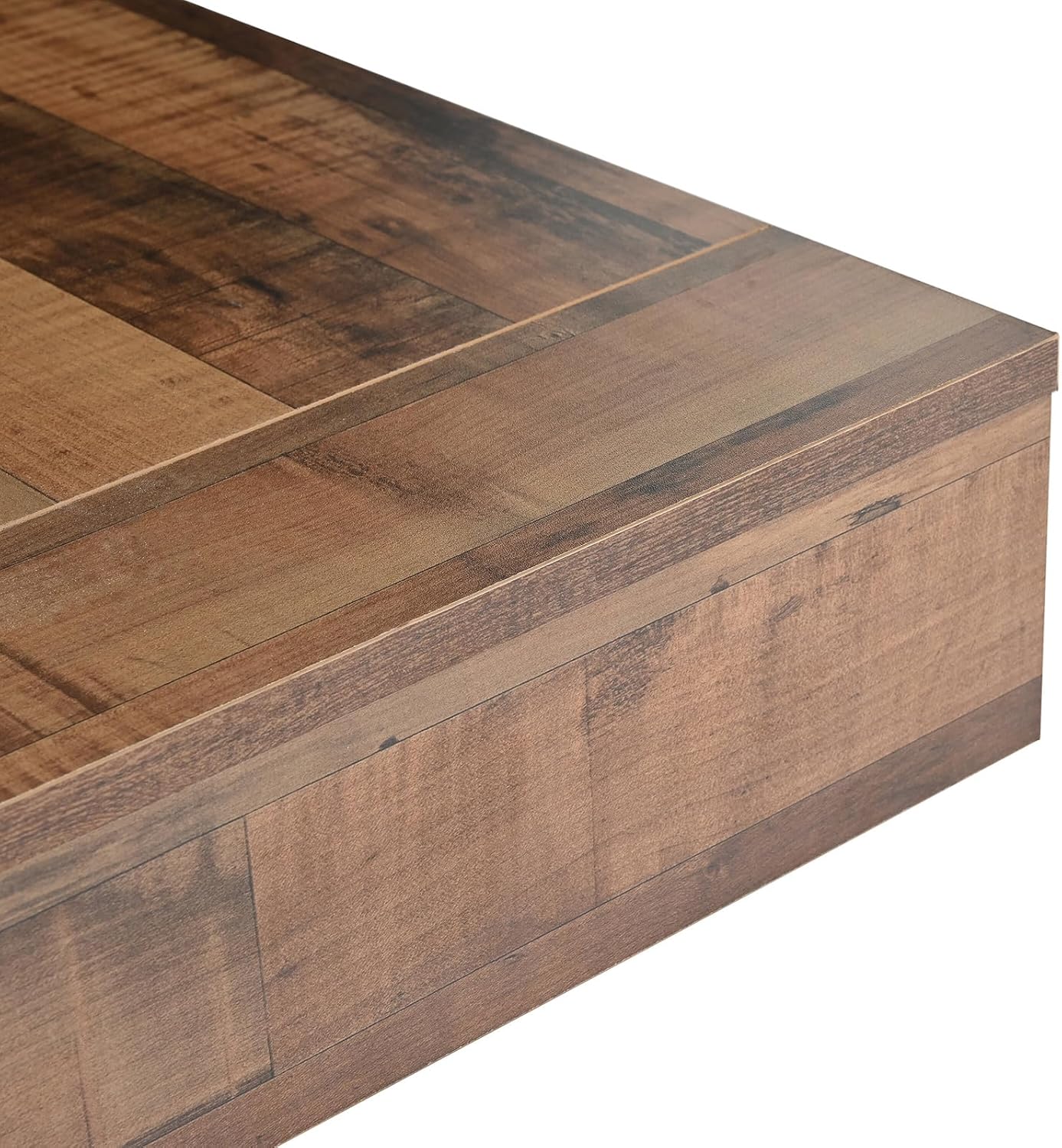 Modern Coffee Table with LED & USB Ports Black 80 cm