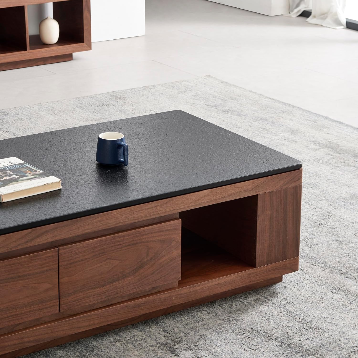 Marco Coco Coffee Table with Storage 130x70cm