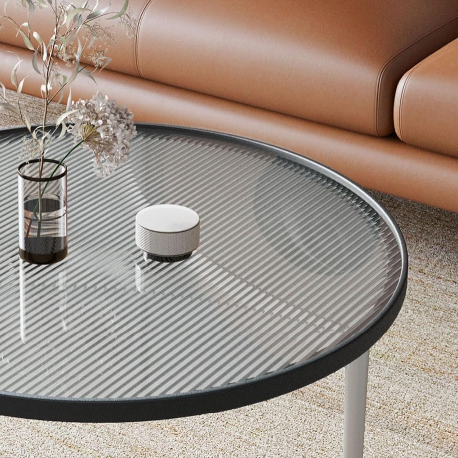 Minimalist Round Coffee Table 60x60x45cm