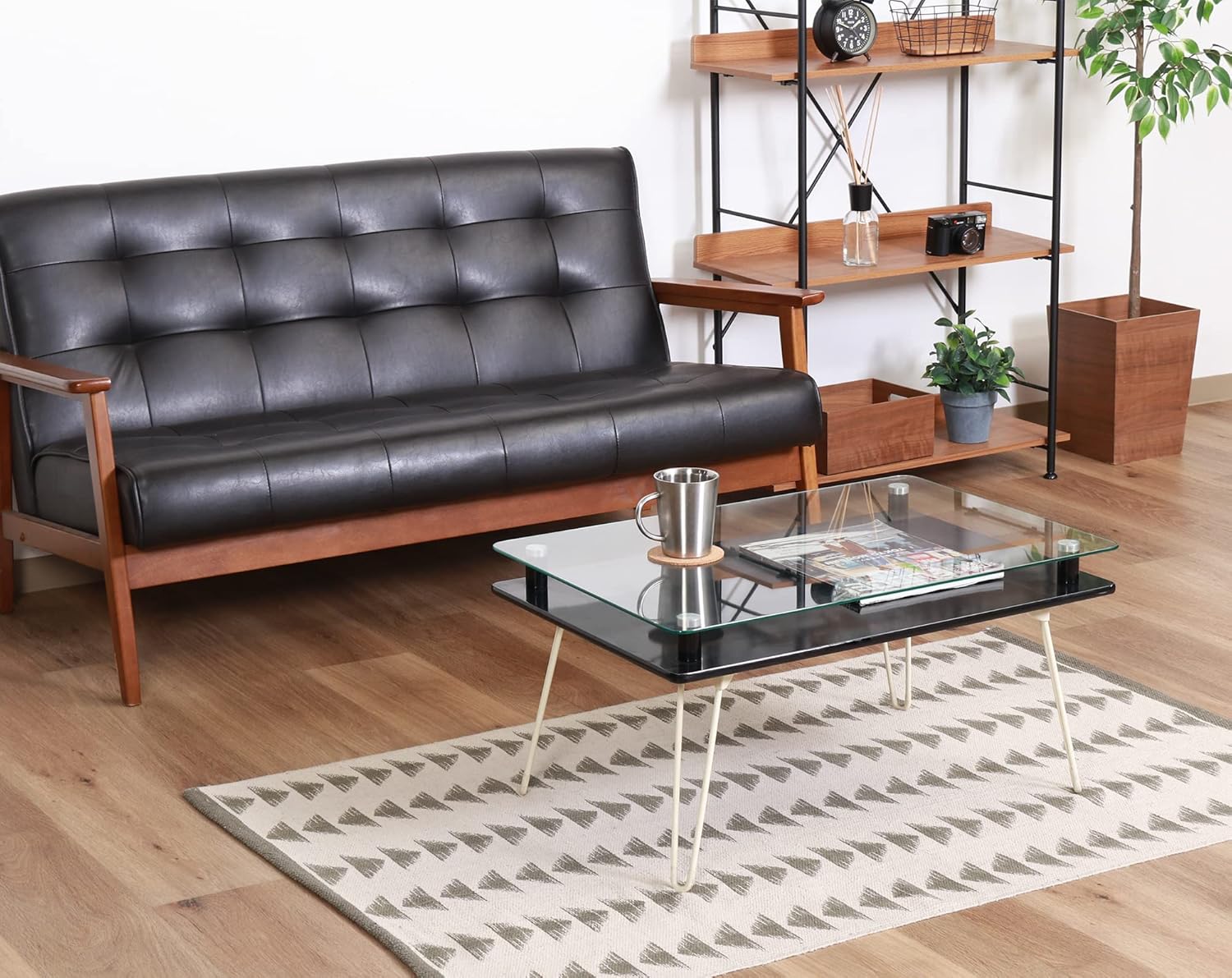 Fuji Boeki 28603 Foldable Mini Table 64.5×40×26.5 cm