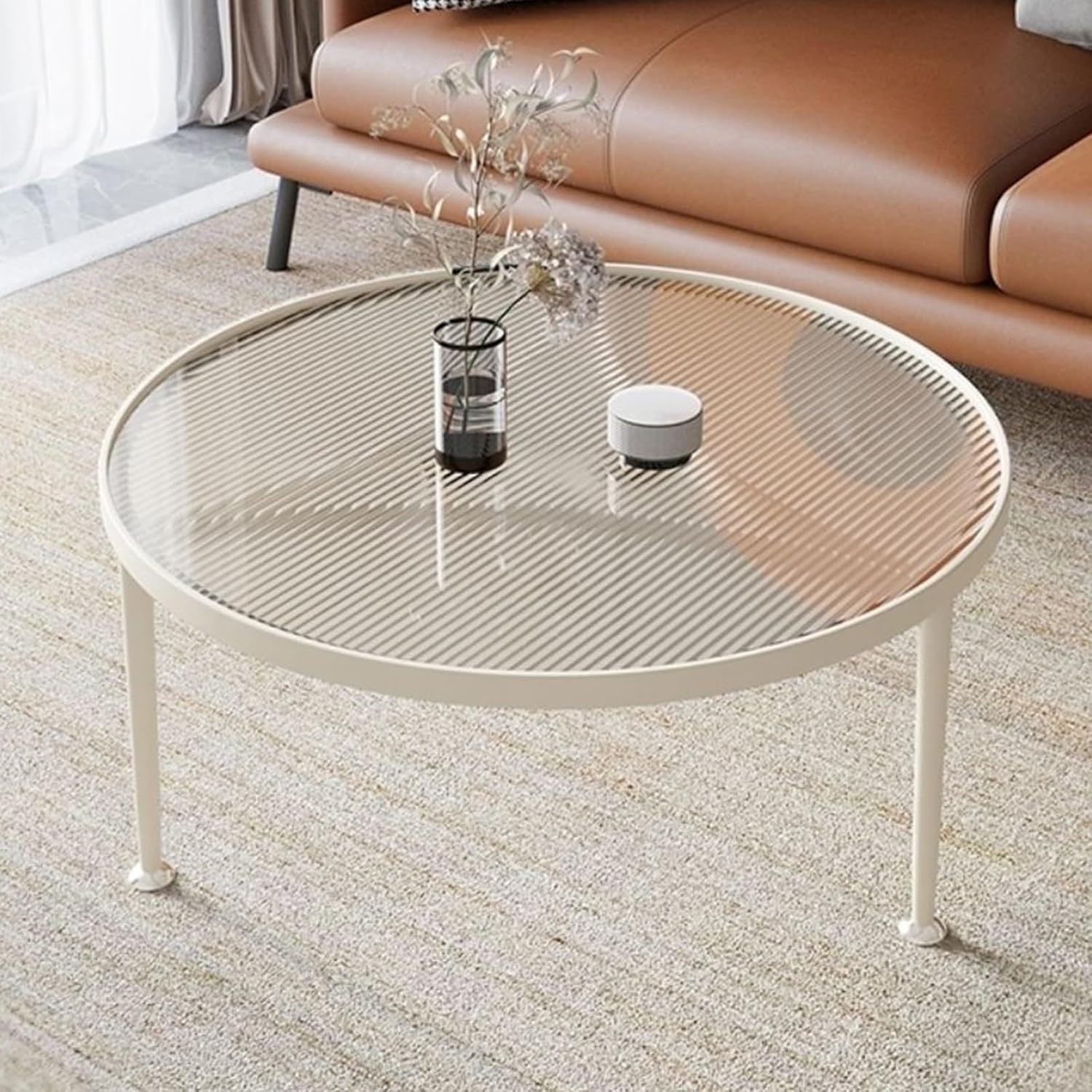 Minimalist Round Coffee Table 60x60x45cm