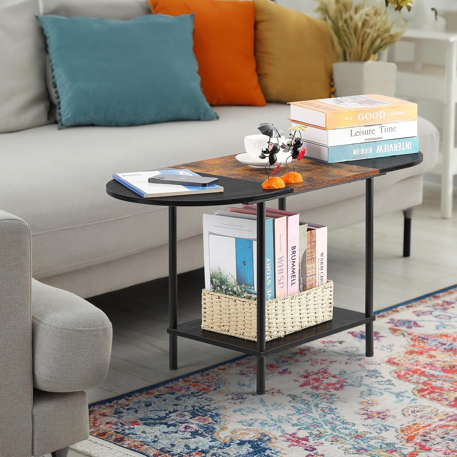 Nandae Modern Coffee Table 90×40×47 cm Black