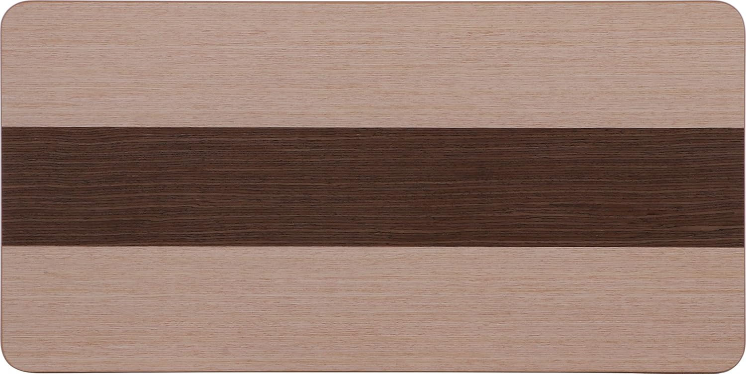 Fuji Trade Veneer Folding Low Table 60 cm Brown